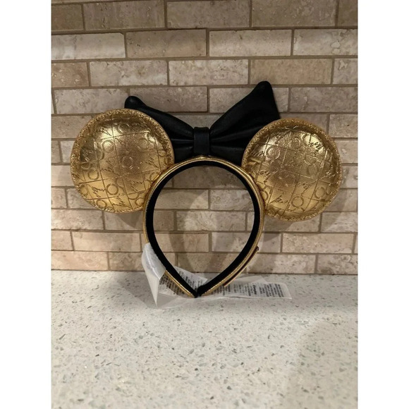 Disney x Loungefly Walt Disney World 50 Anniversary Leather Minnie Mouse Ear #32 - Picture 2 of 4